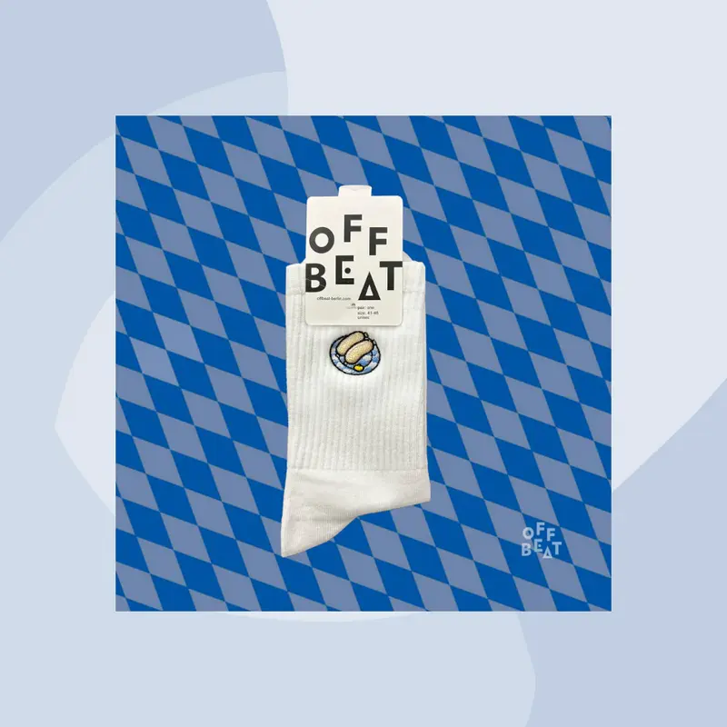 Sportsocken mit Stickerei
