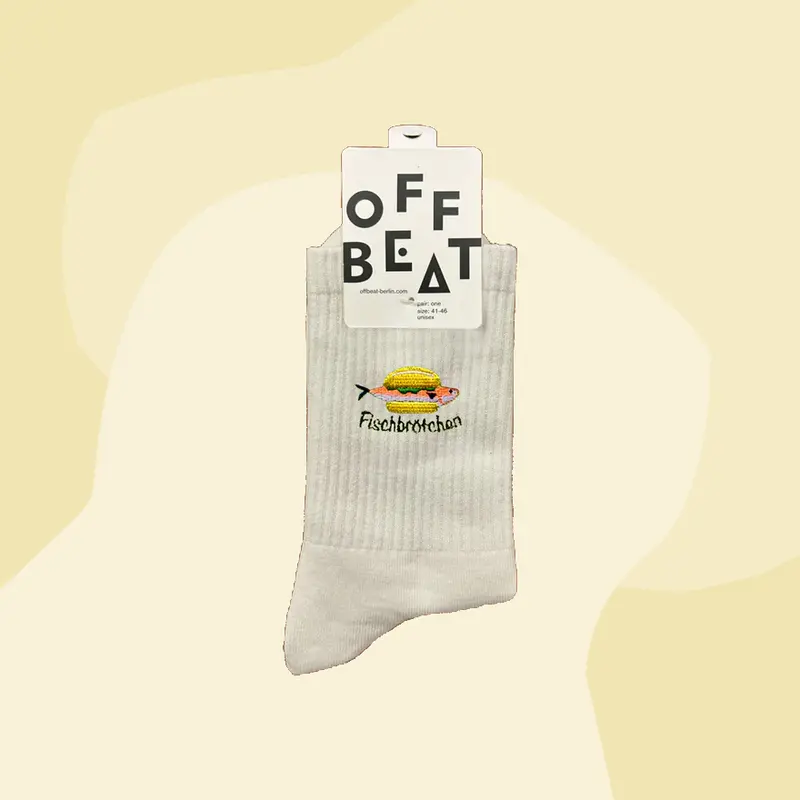 Sportsocken mit Stickerei