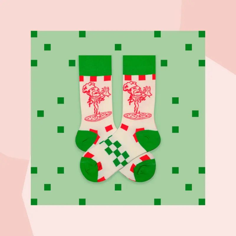 Sportsocken mit Stickerei