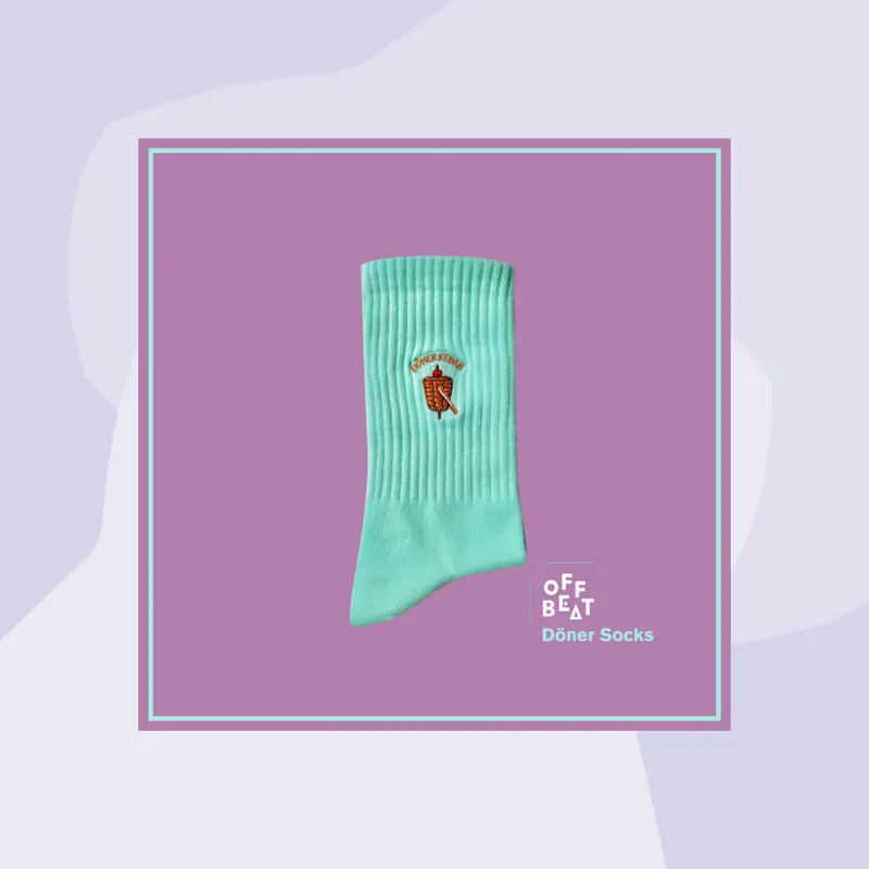 Sportsocken mit Stickerei
