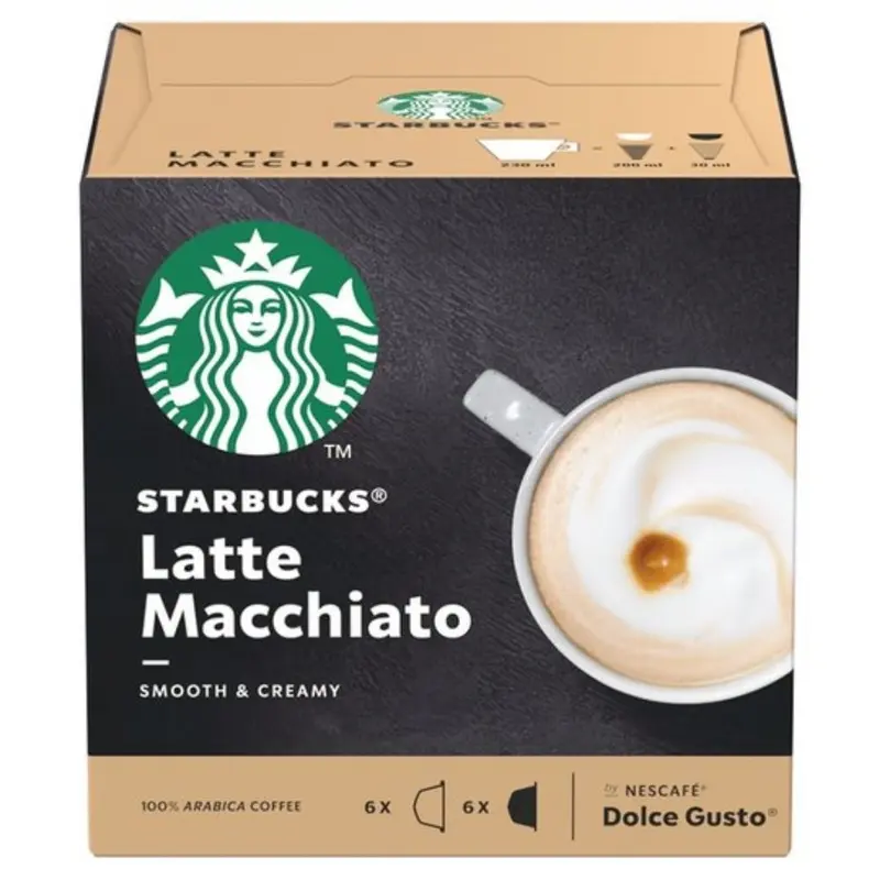 Starbucks Dolce Gusto Latte Macchiato, 12 Kapseln von Nescafè