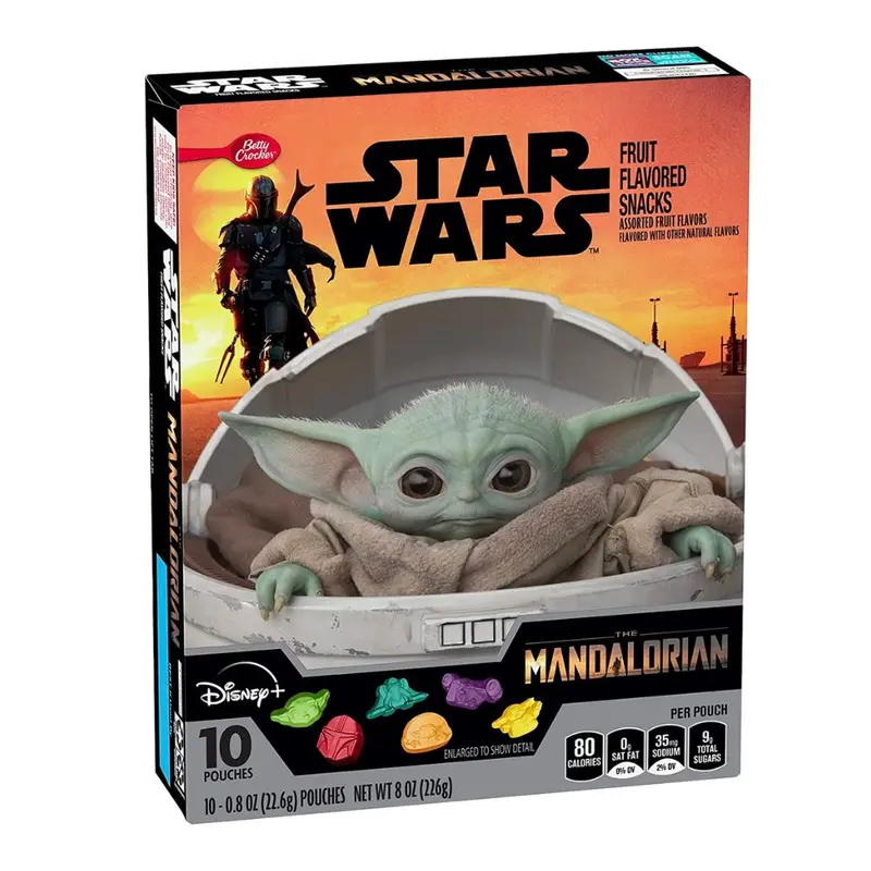 Starwars Fruchtgeschmack Snacks, Süßigkeiten in Starwars-Formen mit Fruchtgeschmack, 226g