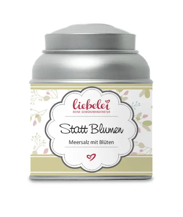 Statt Blumen - Gewürzdose
