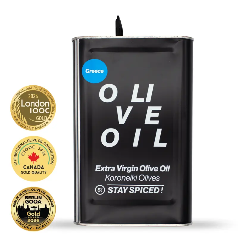 STAY SPICED! Olivenöl Koroneiki Olives, 3 Liter