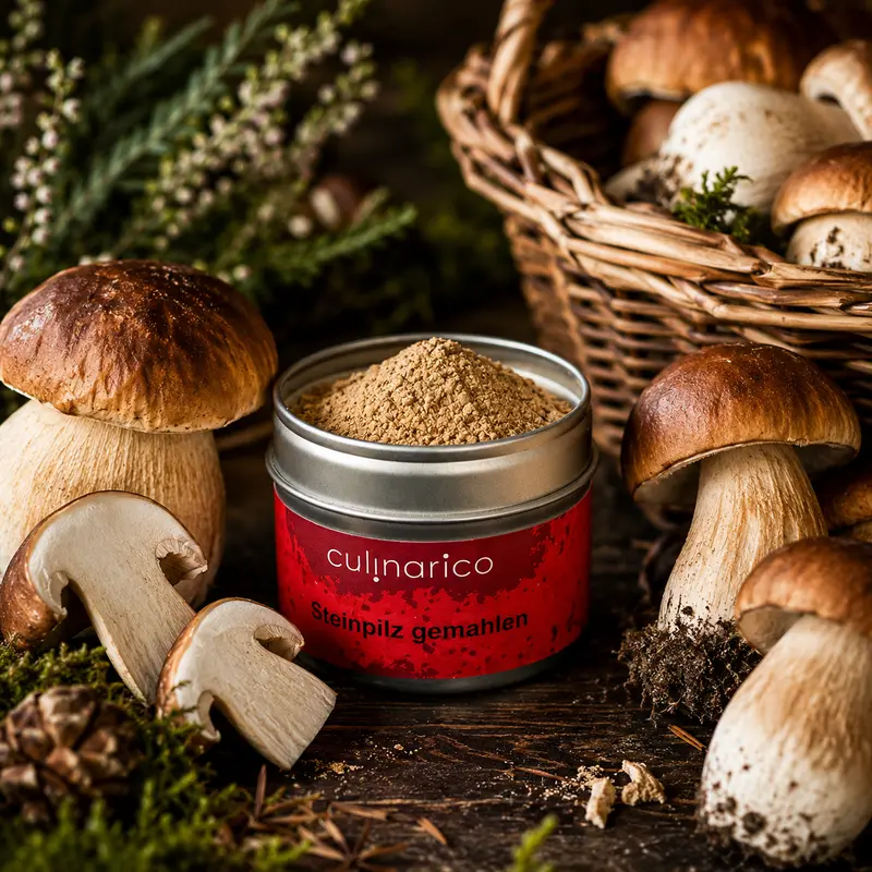 Steinpilzpulver gemahlen, bio | Getrocknete Steinpilzpulver, bio