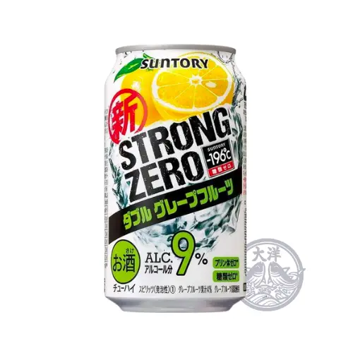Strong Zero Double Grapefruit 9% (Vokda Soda with Grapefruit Flavor)