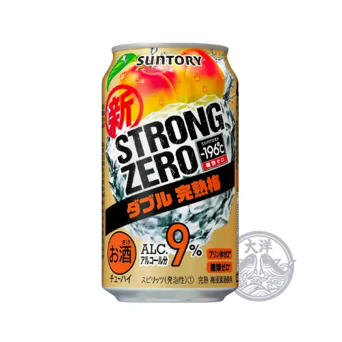 Strong Zero Double Kanjyuku Ume 9% (Vokda Soda with Plum Flavor)