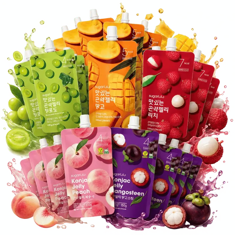 SUGARLOLO Konjak Jelly Mixbox 20er Fruchtmix mit 5 Sorten