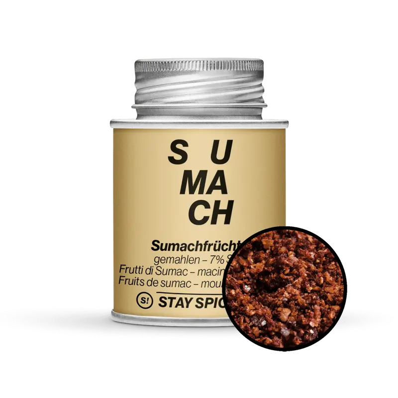 Sumachfrüchte - Sumach Türkisch - 7% Salz