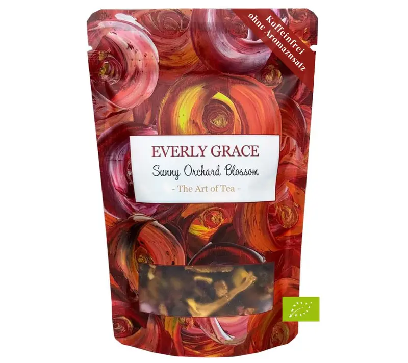 Sunny Orchard Blossom Tea von Everly Grace (100 g-Beutel Bio-Tee)