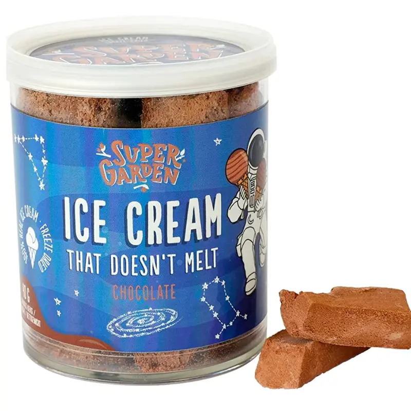 Super Garden Ice Cream Chocolate, gefriergetrocknetes Schokoladeneis mit Schokoladengeschmack 40g