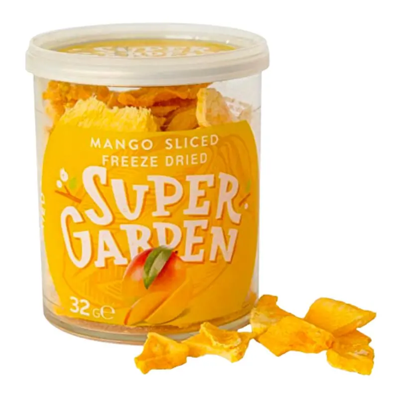Super Garden Mango Sliced Freeze-Dried, gefriergetrocknete Mangoscheiben von 32g