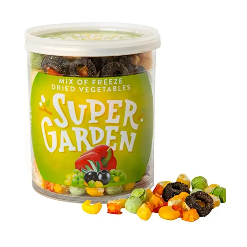 Super Garden Mix aus gefriergetrocknetem Gemüse, Mix aus 34g gefriergetrocknetem Gemüse