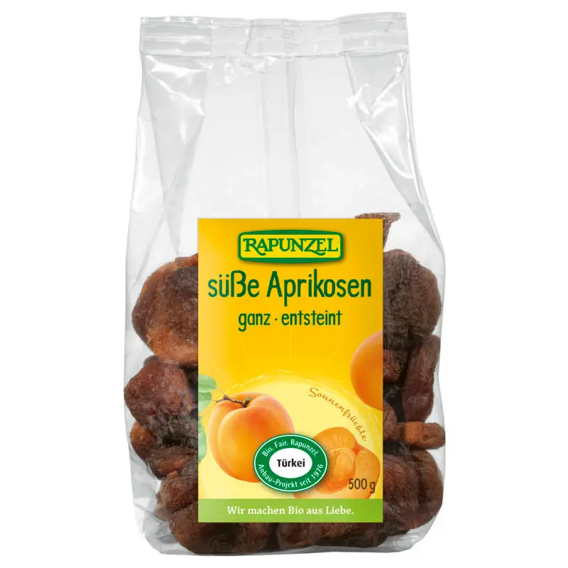 Süße Aprikosen, ganz entsteint