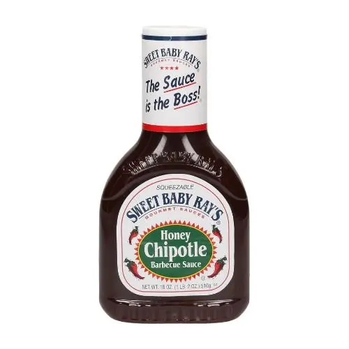 Sweet Baby Ray's Chipotle Barbecue Sauce, würzige Barbecue-Sauce mit Honiggeschmack, 510g