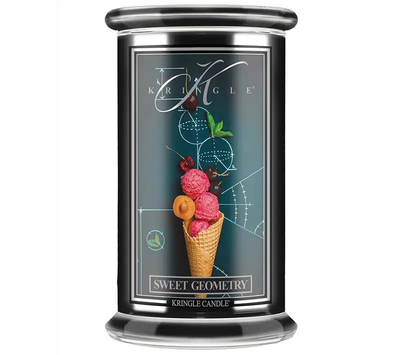 Sweet Geometry als großes Kerzenglas - Reserve Line Summer (22 oz-Glas, 2-Docht)