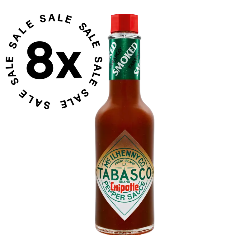TABASCO® Chipotle Sauce - Rauchig-scharf - 8x 60ml