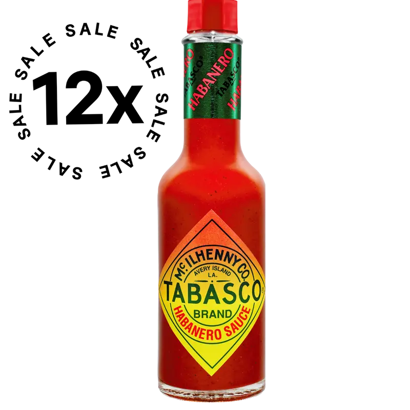 TABASCO® Habanero Sauce - Intensiv-scharf - 12x 148ml