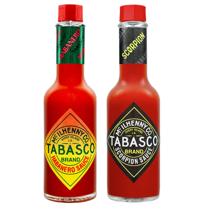 TABASCO® Habanero Sauce, TABASCO® Scorpion Sauce - 2x 148ml