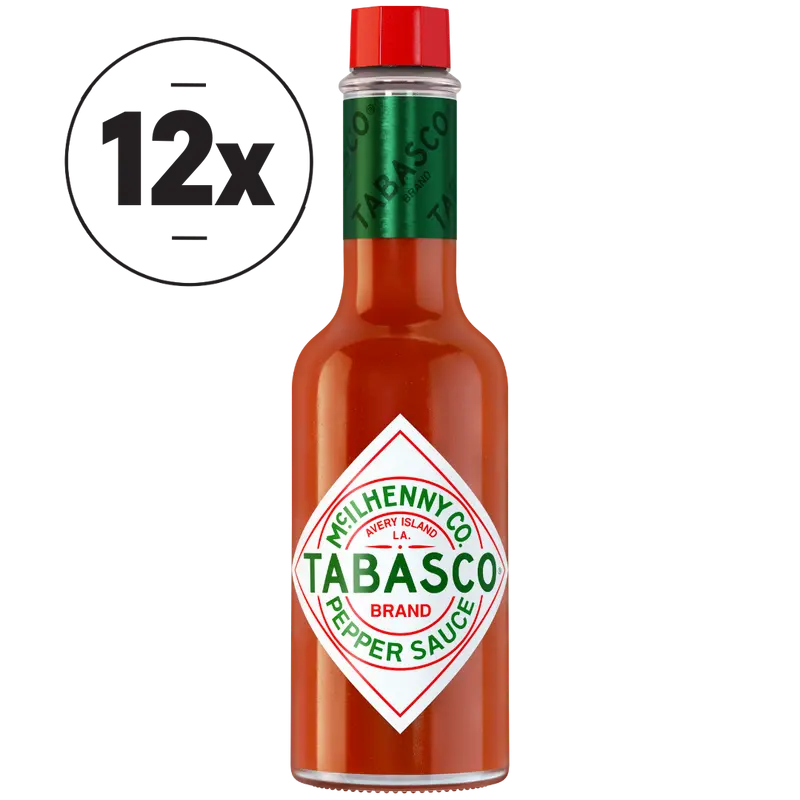 TABASCO® Original Red Sauce - Chilisauce - 12x 150ml