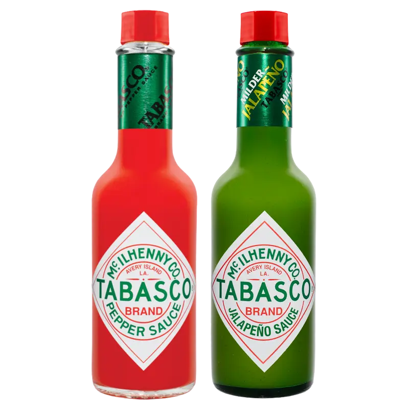 TABASCO® Original Red Sauce, TABASCO® Jalapeño Sauce - 2x 150ml