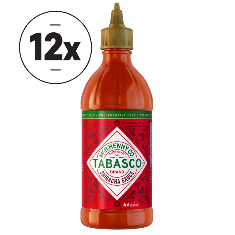 TABASCO® Sriracha Sauce - Würzig-süß - 12x 256ml