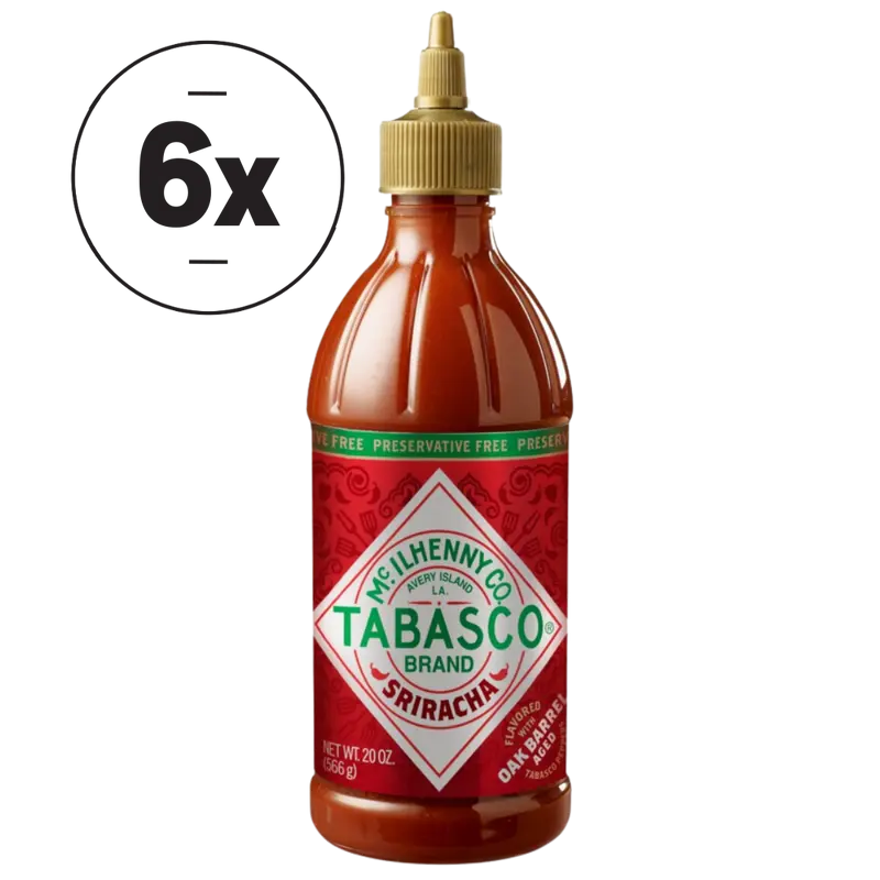 TABASCO® Sriracha Sauce - Würzig-süß - 6x 591ml