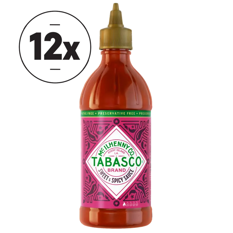 TABASCO® Sweet & Spicy Sauce - Süß-scharf - 12x 256ml