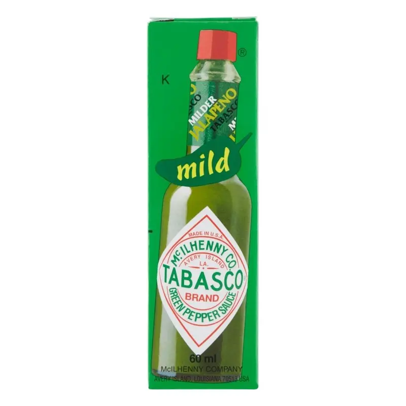 Tabasco Verde Jalapeño, scharfe Soße mit Jalapeño-Pfeffer 60ml