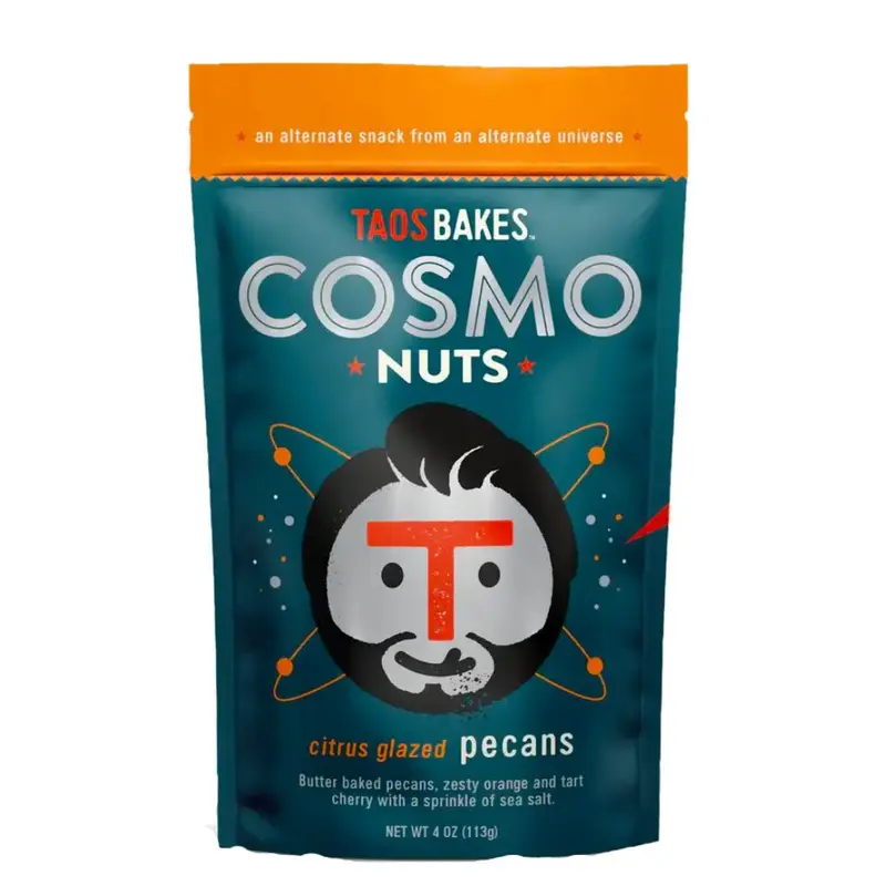Taos Bakes Citrus Glazed Pecans, mit Zitrusfrüchten glasierte Pekannüsse 113g