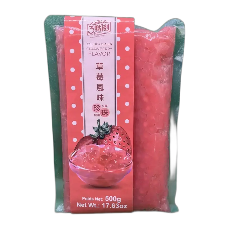 Tapioka Perlen Erdbeer Geschmack 500G