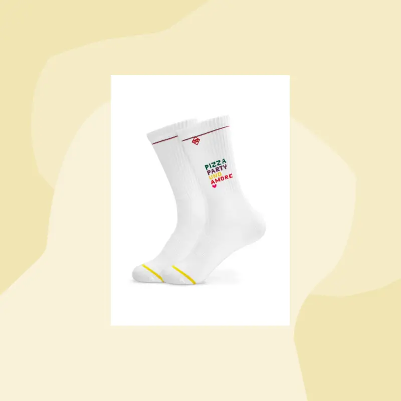 Tennissocken mit Aufdruck