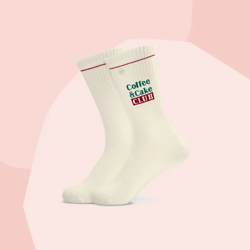 Tennissocken mit Aufdruck