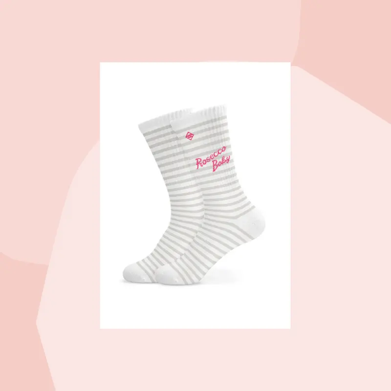 Tennissocken mit Aufdruck