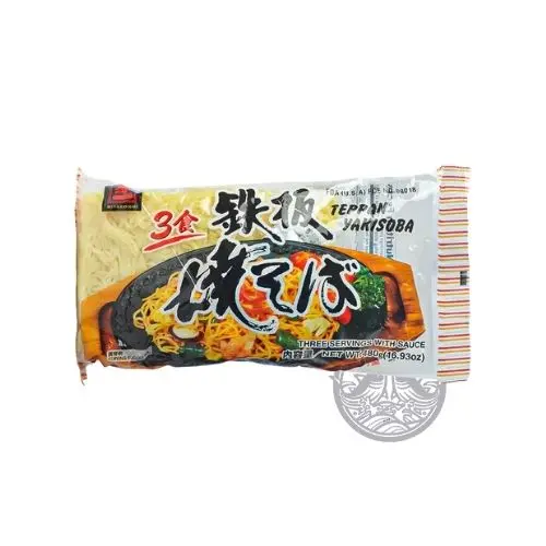 Teppan Yakisoba 3p (Gebratene Nudel mit Sauce)