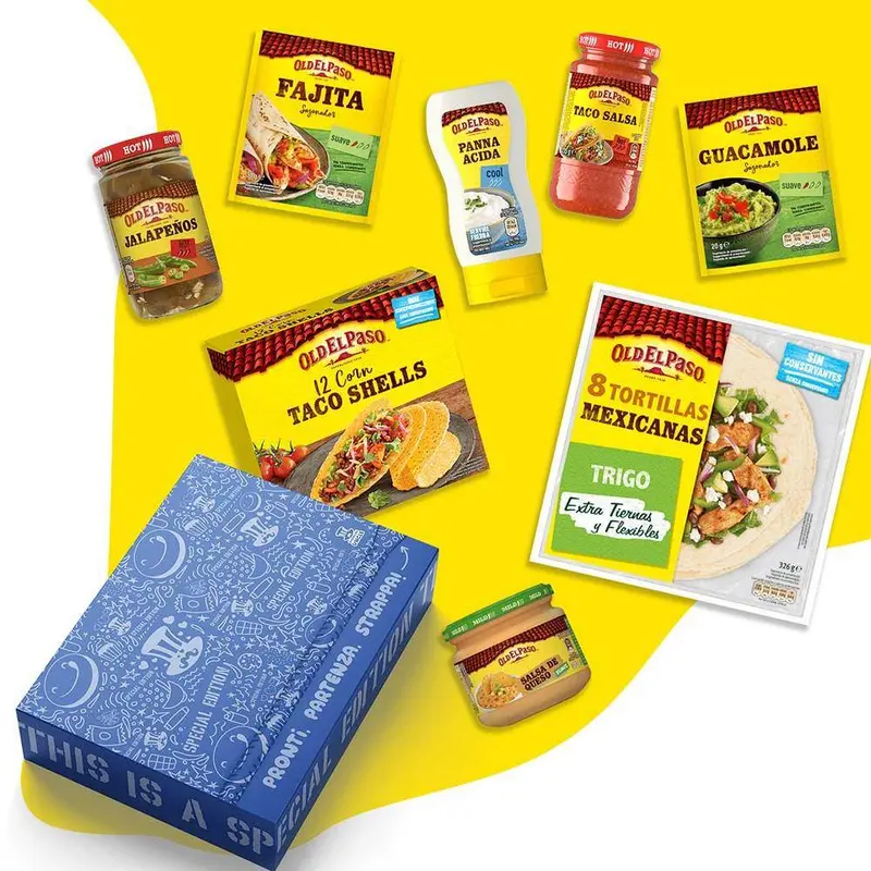 Tex-Mex Kit, Sonderedition mit 8 Tex-Mex-Produkten für 4 Personen