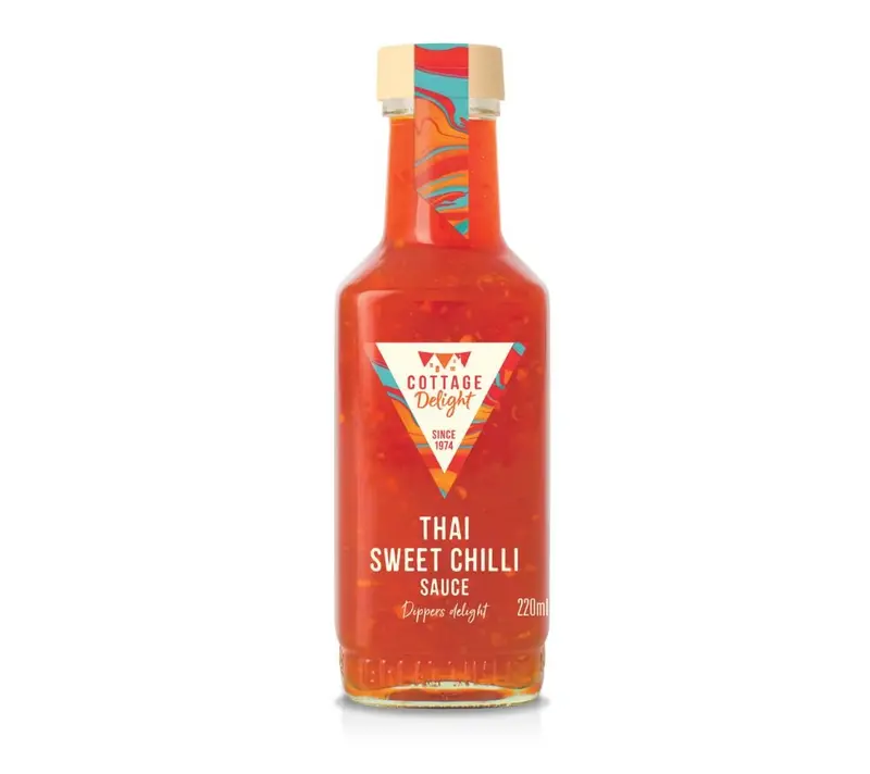 Thai Sweet Chilli Sauce von Cottage Delight (220 ml Glasflasche)
