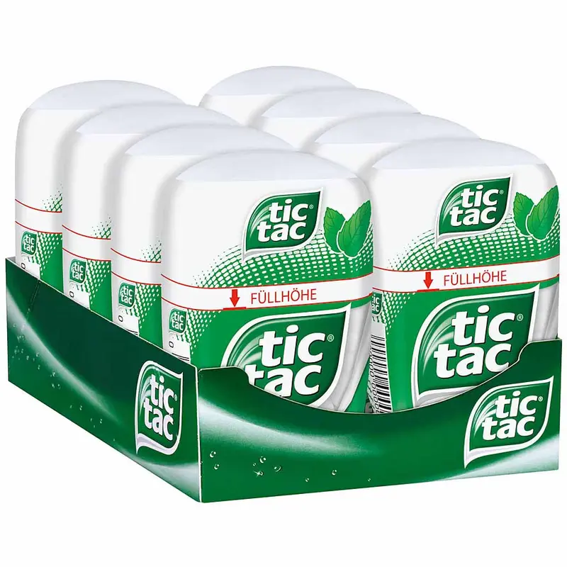 tic tac Fresh Mint 8 x 98g