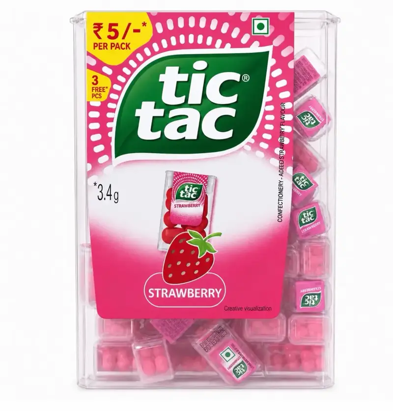 Tic Tac Strawberry Edition 255g