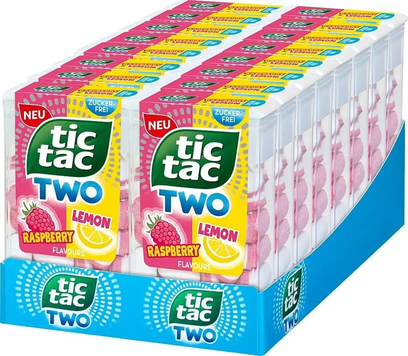 tic tac two Raspberry & Lemon 16 x 38,5g