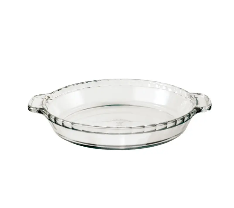 Tiefe Pie-Form aus Glas von Anchor Hocking