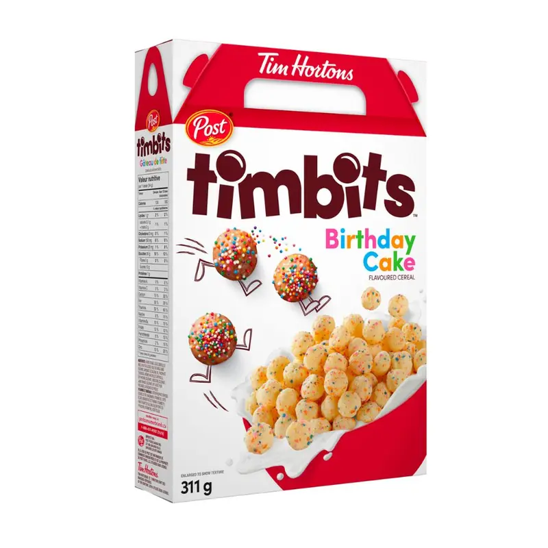 Timbits Birthday Cake, Müsli mit bunten Streuseln 311g
