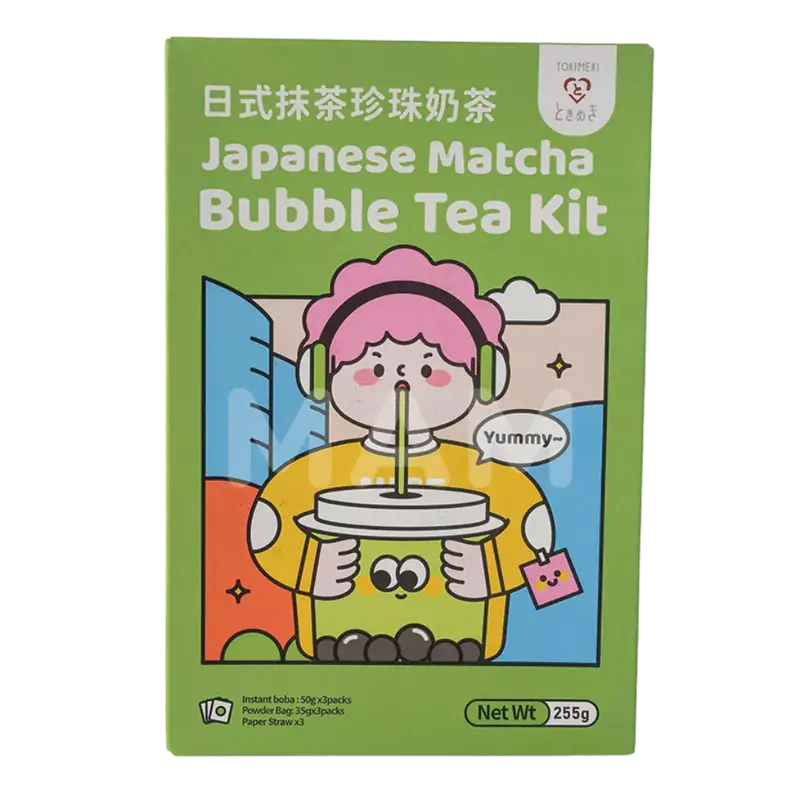 TOKIMEKI Bubble Tea Kit Matcha Flavour 255G