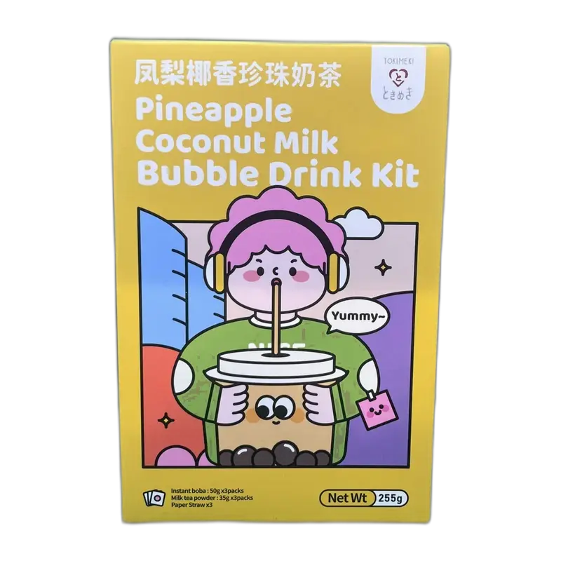 TOKIMEKI Bubble Tea Kit Pineapple Coco Flav. 255G