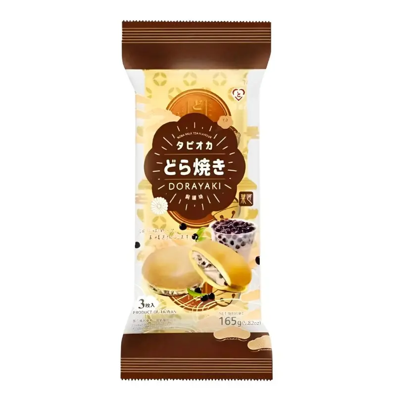 Tokimeki Dorayaki Boba Milk Tea, Dorayaki mit Creme mit Bubble Tea Geschmack 165g
