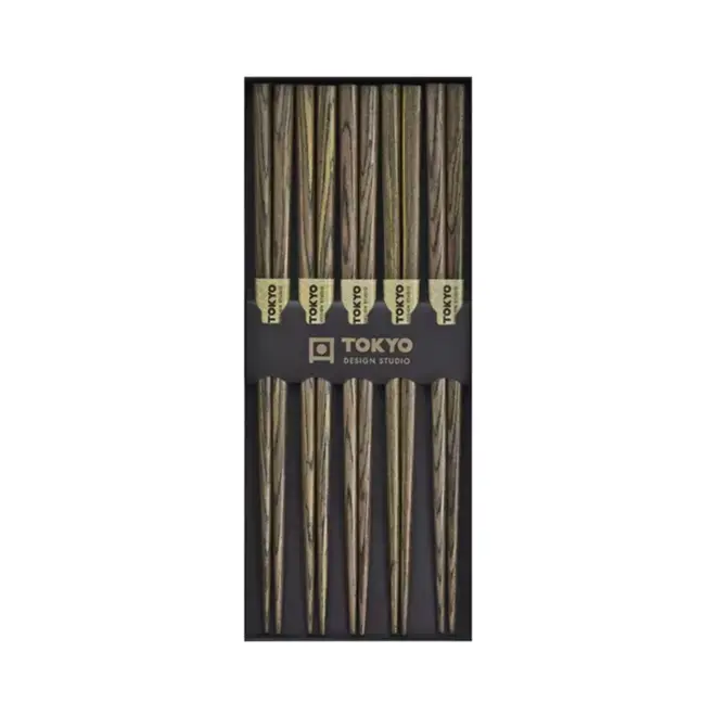 Tokyo Design Studio Essstäbchen aus Holz – 5 Paar