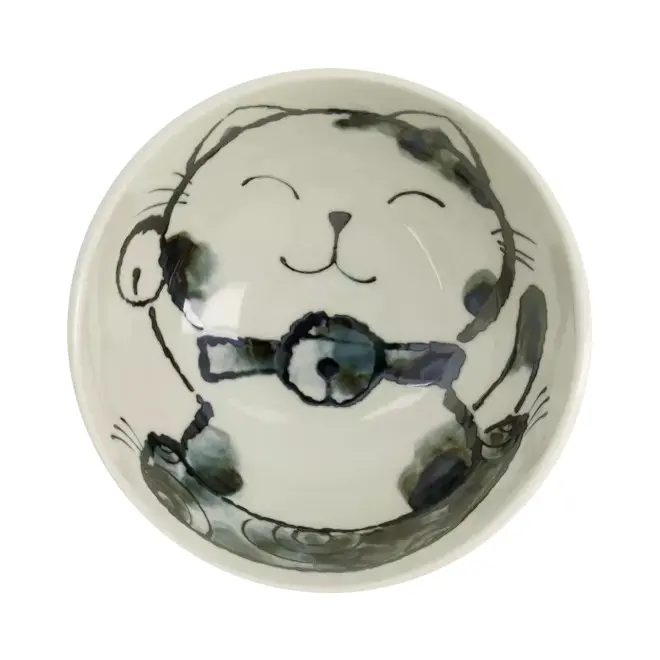 Tokyo Design Studio Kawaii Schüssel, Reiskatze Pink (600 ml)