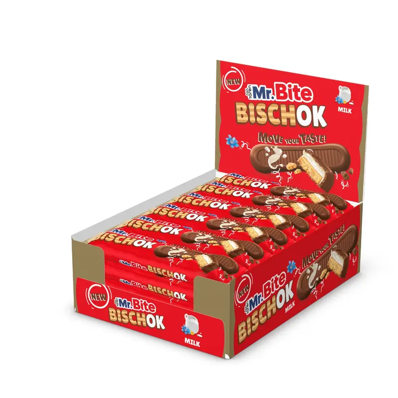 Toren Mr. Bite Bischok Milk 24 x 35g