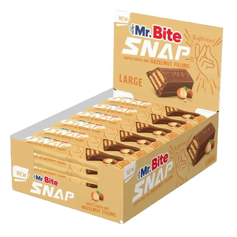 Toren Mr.Bite Snap Waffelriegel Haselnuss 24 x 35g