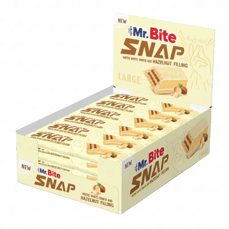 Toren Mr. Bite Snap Waffelriegel White 24 x 35g